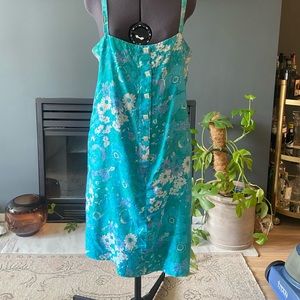 Vintage 70s silk summer dress